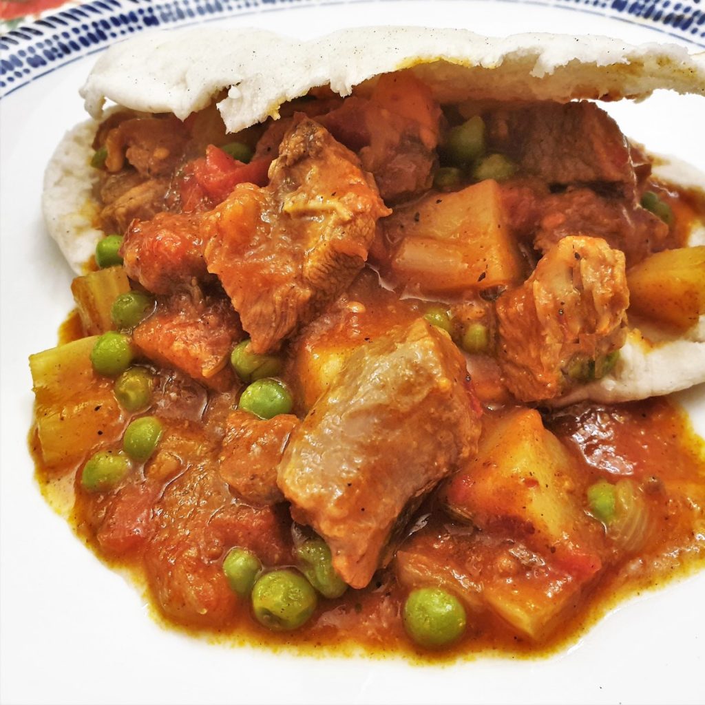 Leftover lamb curry in pita bread Foodle Club