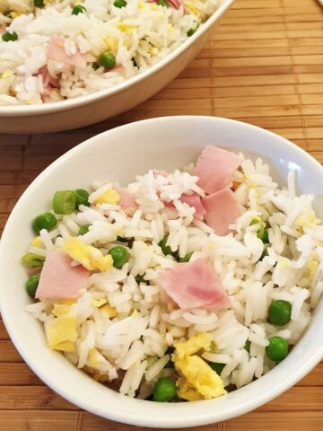 A bowl of Chinese Egg Fried Rice