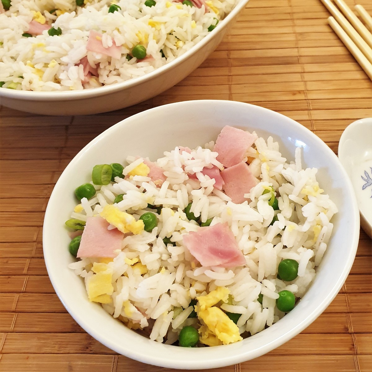 A bowl of Chinese Egg Fried Rice