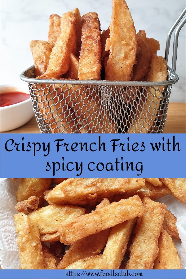Crispy French fries with a spicy coating Foodle Club