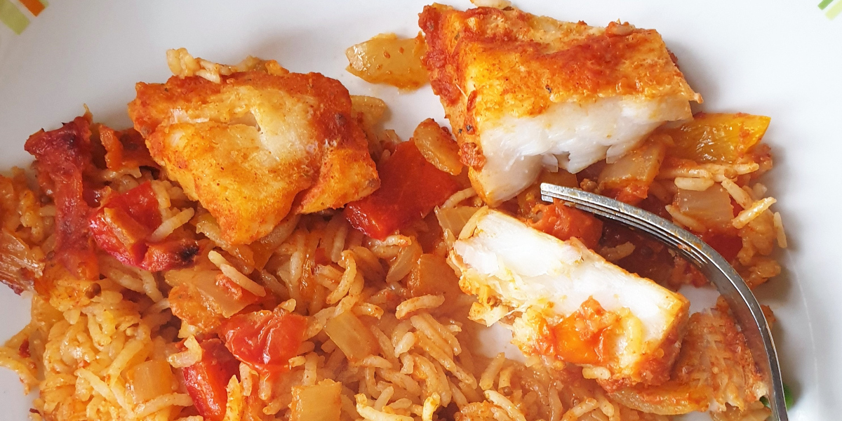 Spicy fish and rice bake in tomato sauce Foodle Club