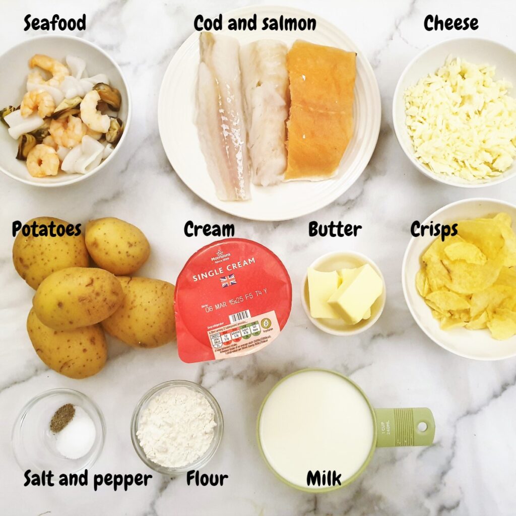 Cheesy fish pie with a crispy topping Foodle Club