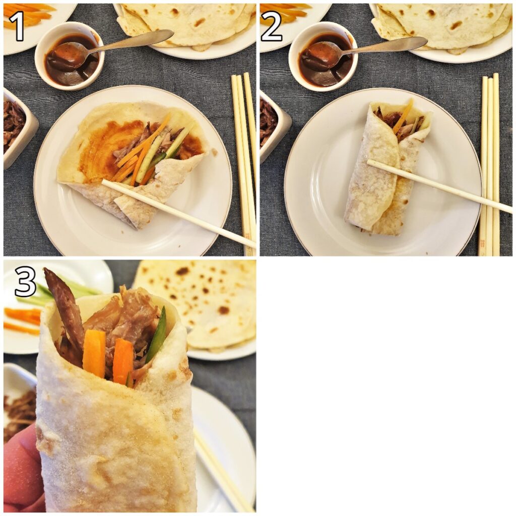 Crispy duck pancakes with hoisin sauce - Foodle Club