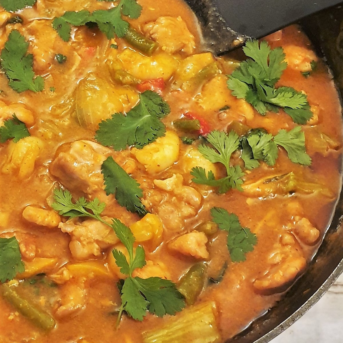Pak choi hot sale prawn curry