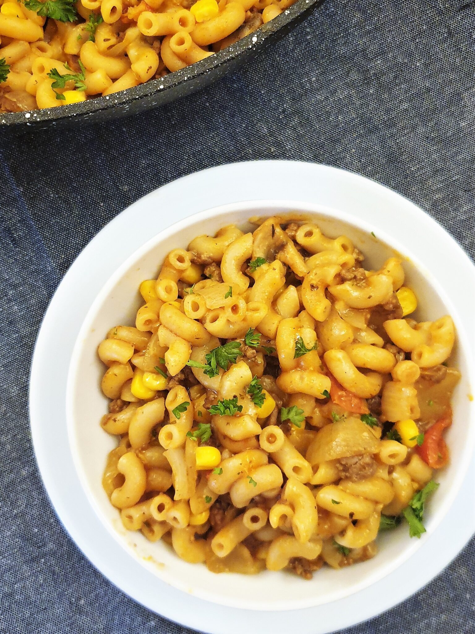 Easy onepot American goulash with corn Foodle Club