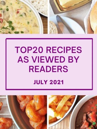Top 20 recipes as viewed by readers.