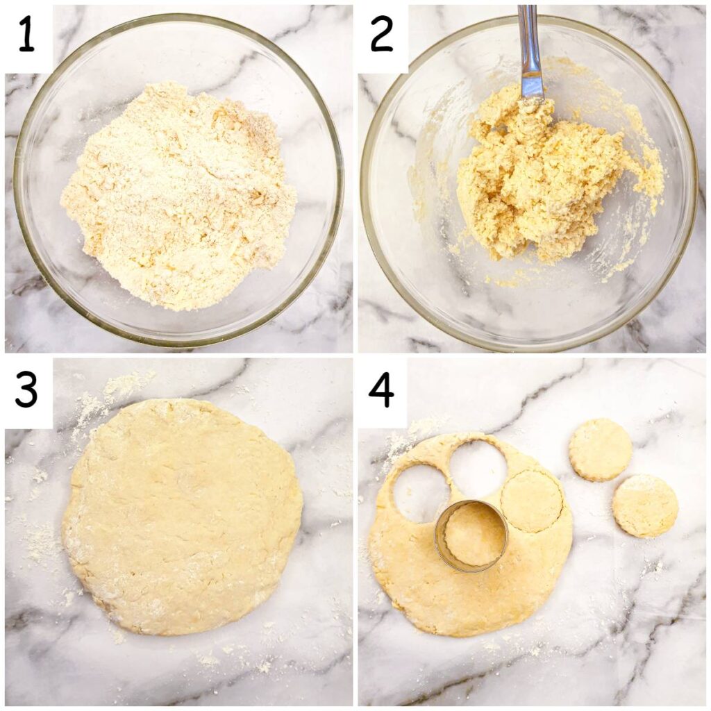 Steps to make the cobbler.