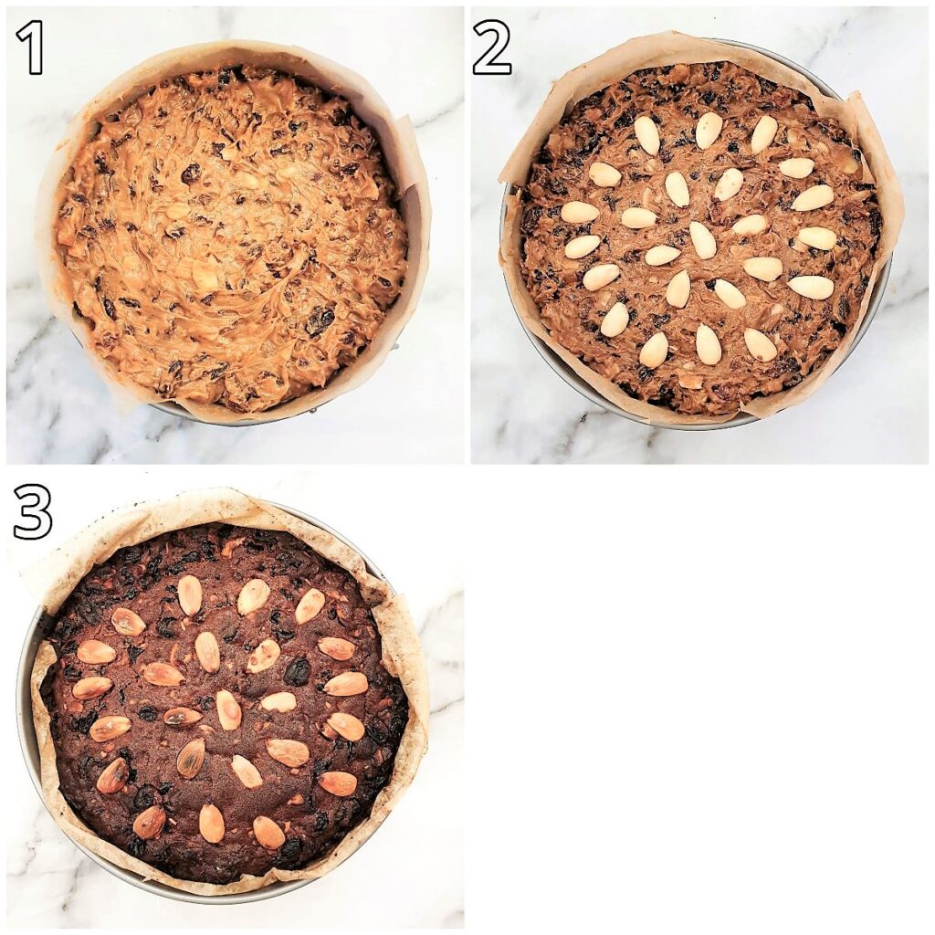 Steps for baking the last-minute christmas cake