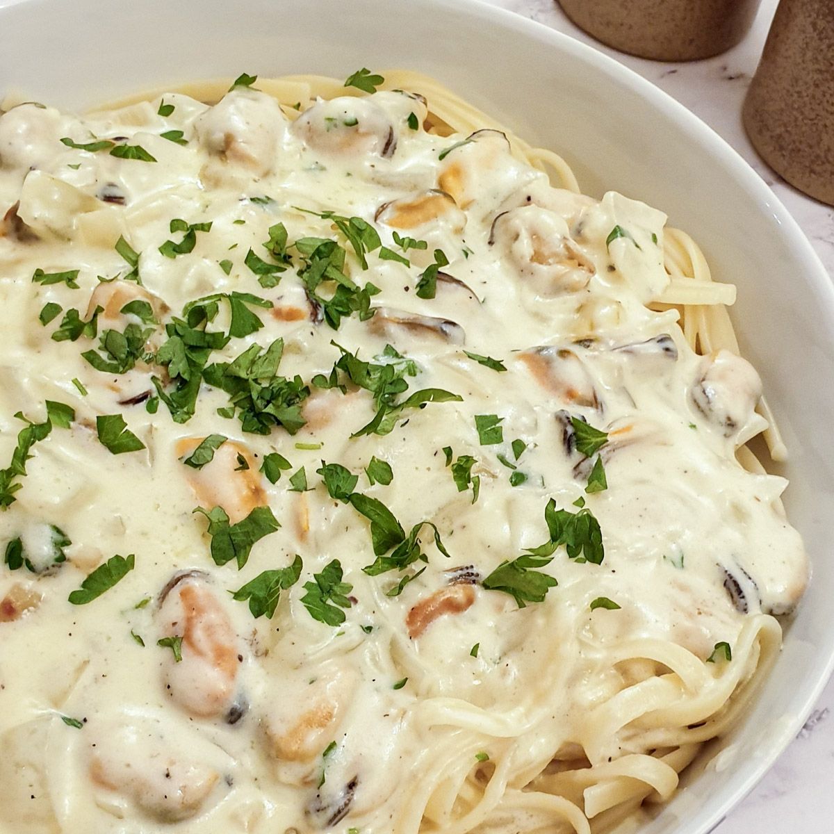 Creamy mussel pasta a quick and easy supper Foodle Club