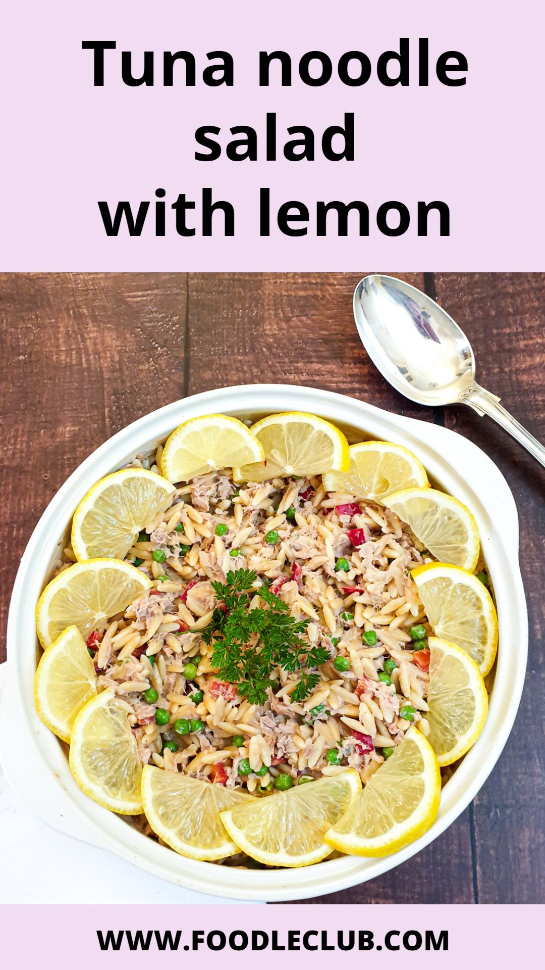 Tuna noodle salad with lemon Foodle Club