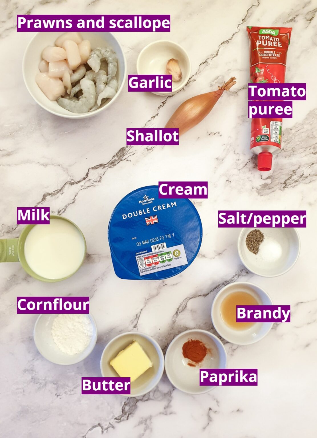 Prawn and scallop au gratin Foodle Club