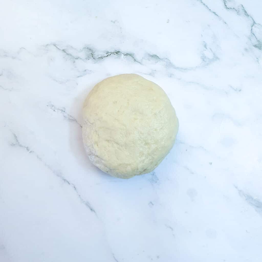 A ball of dough for flatbread.