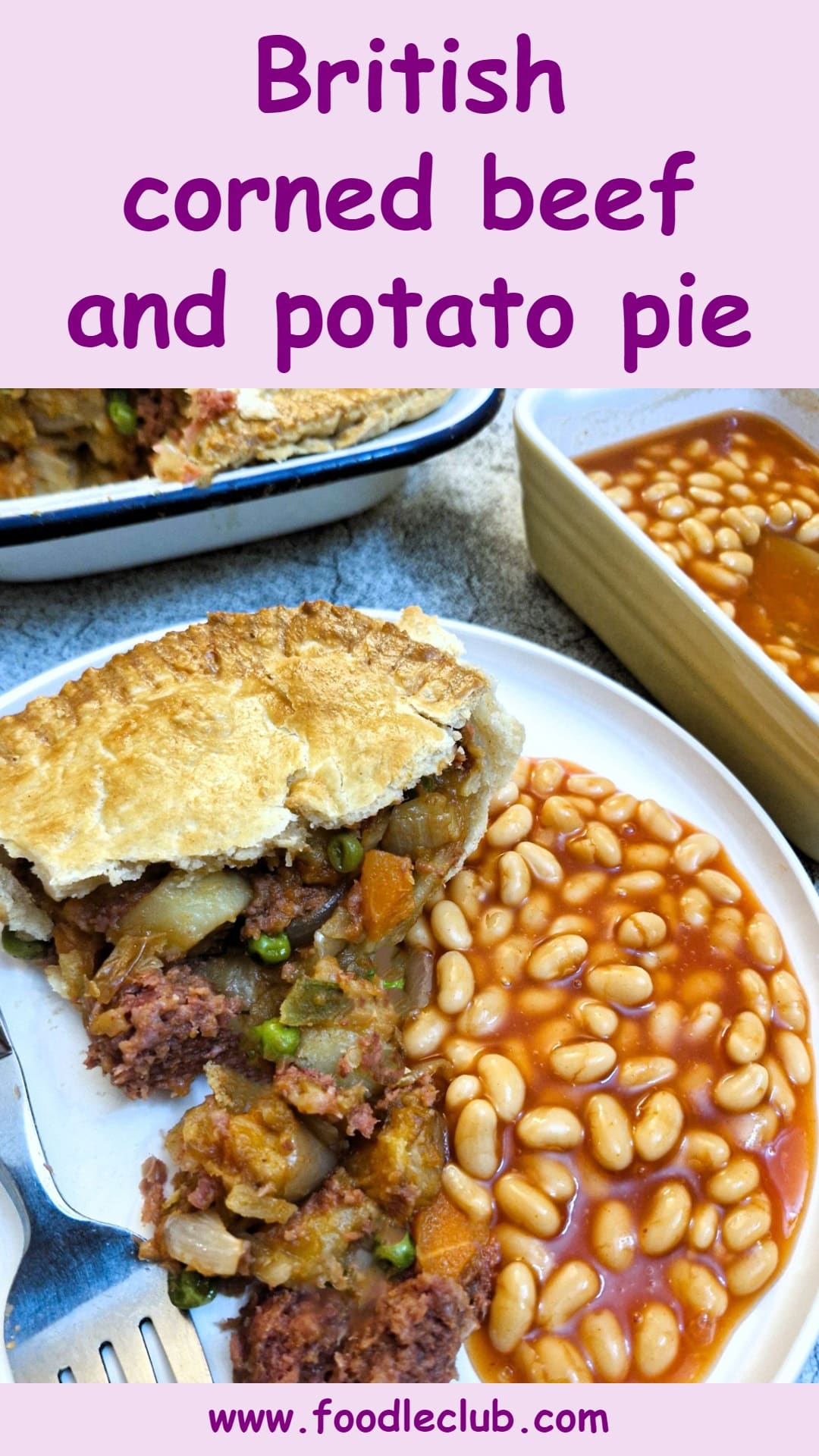 Corned beef and potato pie foodle club