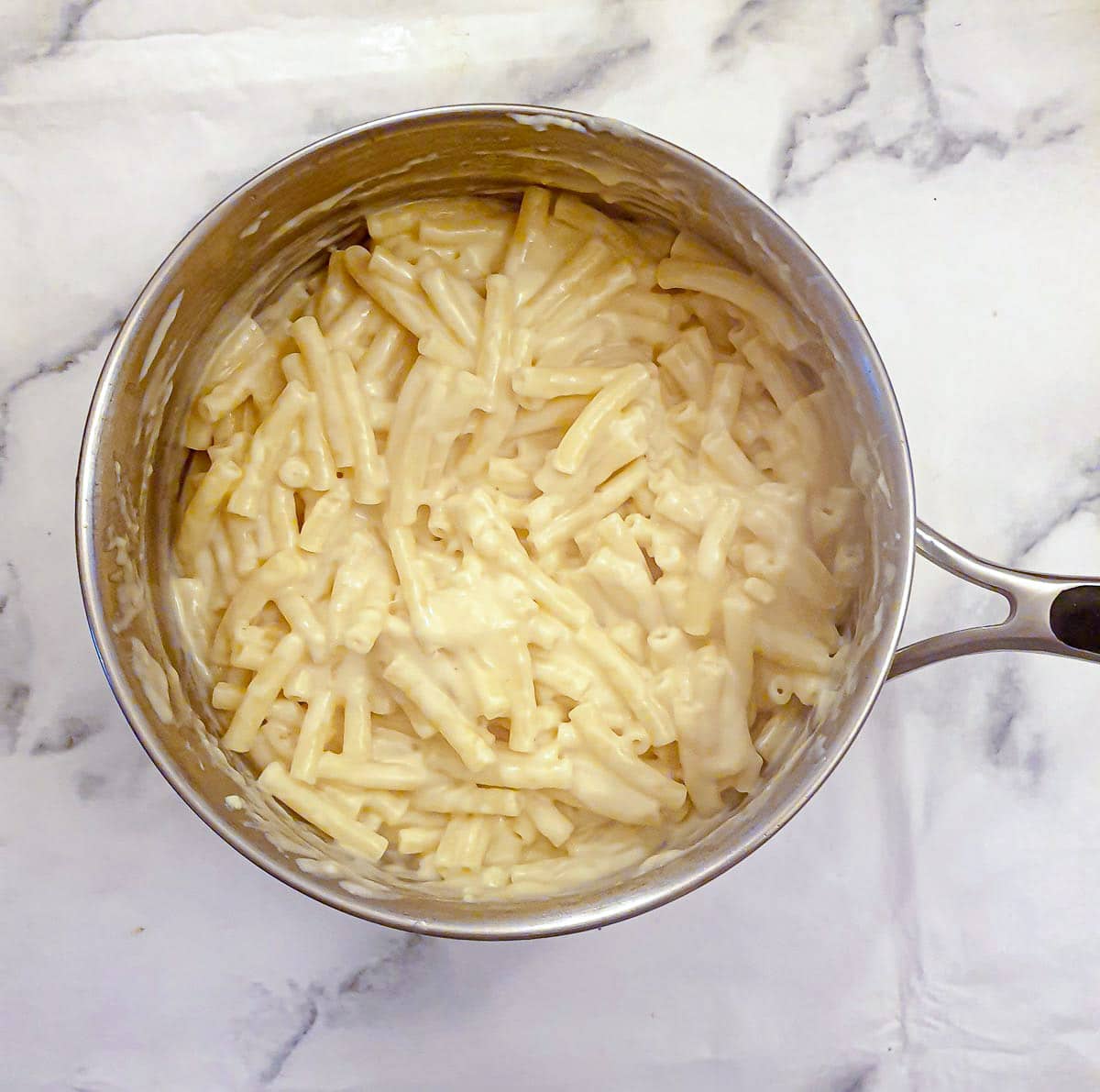 Step 8 - stir in the macaroni.
