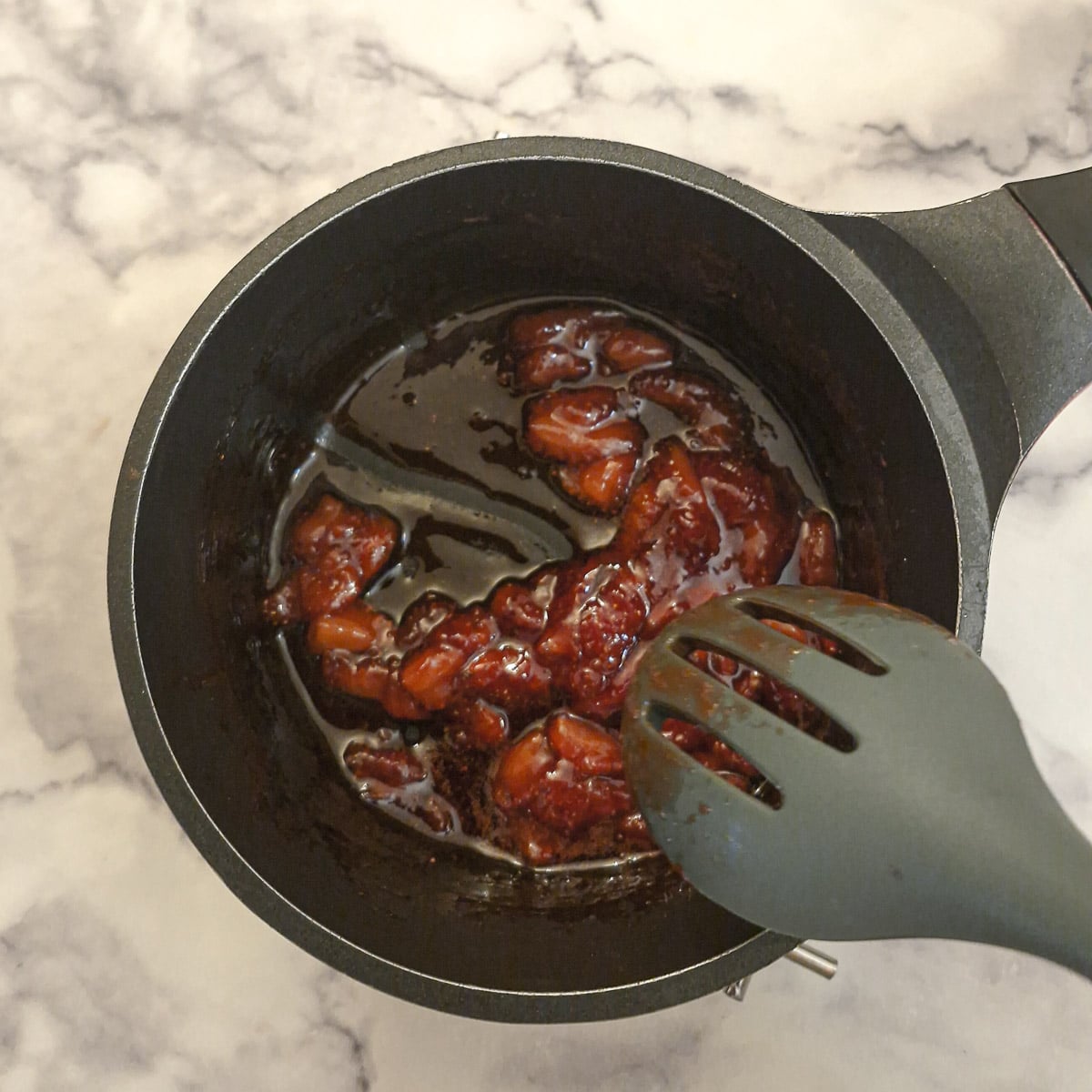 Step 9 - simmer until thick and syrupy.