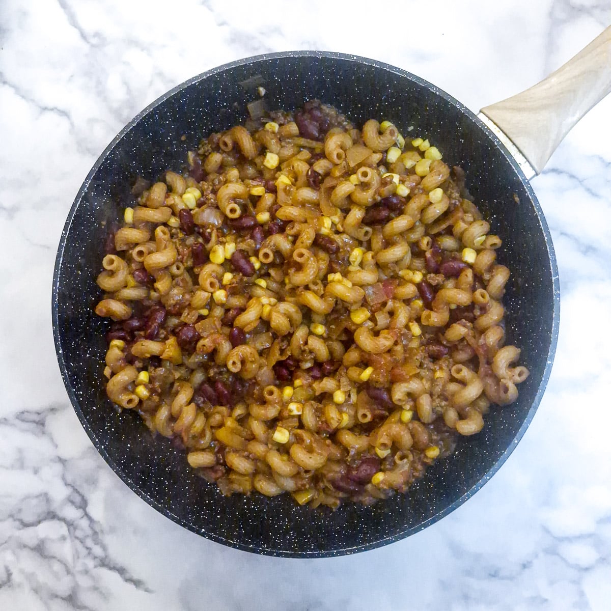 The pasta has absorbed all the liquid.