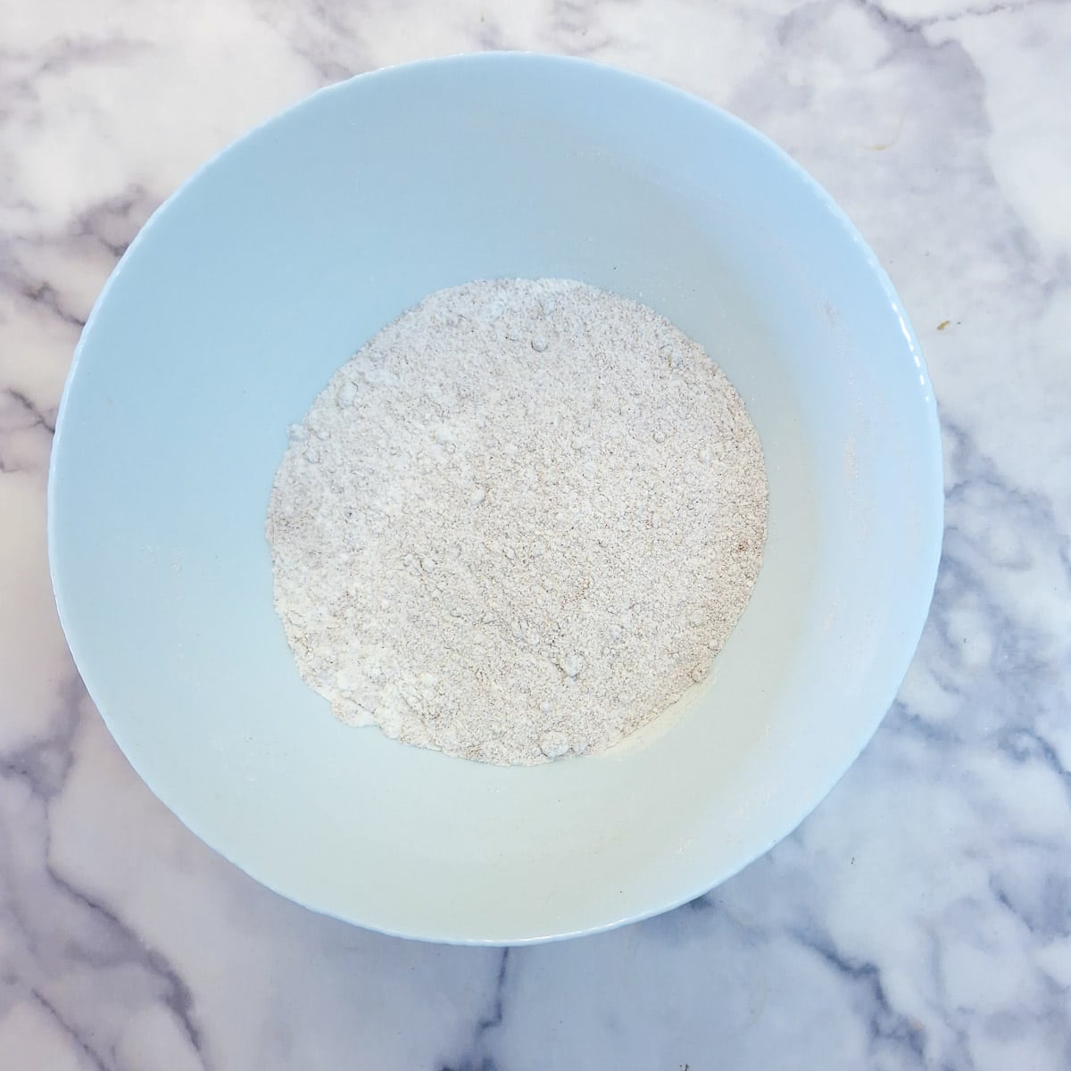 Step 2 - dry ingredients well mixed to combine.